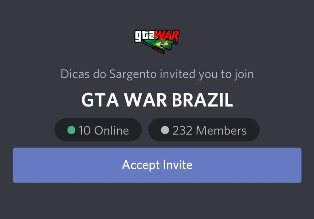 GTA V Brazil Discord: Direct Link to join + GTA V Brasil Discord